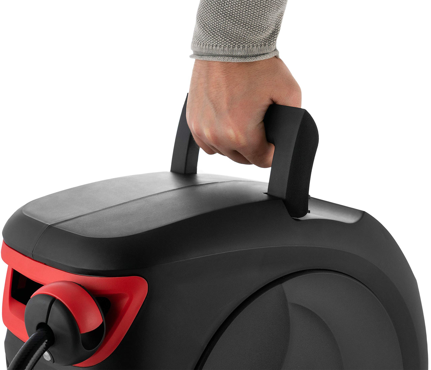 Poppstar Druckluftschlauchtrommel 30m - Automatik Aufroller für Druckluft, Schnellkupplung